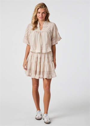 Siama s voile bluse Ivory Neo Noir 